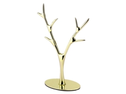 Soporte De Joyería En Forma De Árbol Para Colgantes Anillos Aretes Organizador De Metal