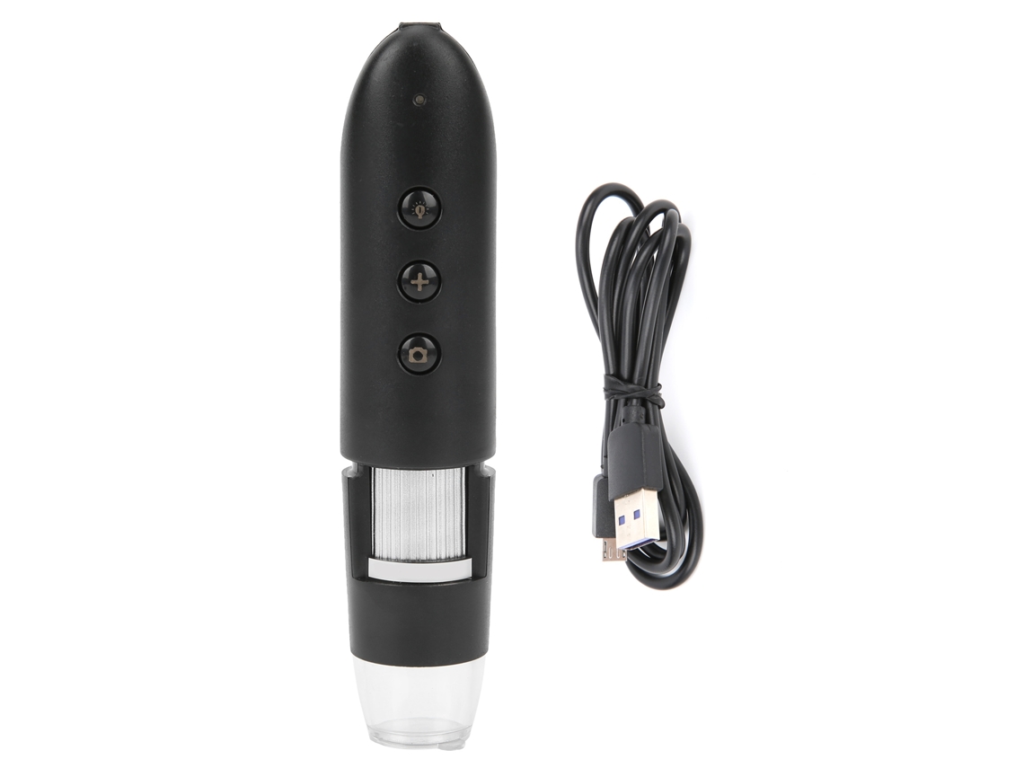 Microscopio digital inalámbrico WiFi portátil recargable con cámara de inspección USB HD de 800x.