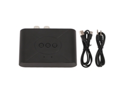Adaptador De Audio Para Coche Bluetooth 5.3 Con Nfc, Entrada Auxiliar De 3,5 Mm Y Usb, Compatible Con Conexión Inalámbrica Y Llamadas.