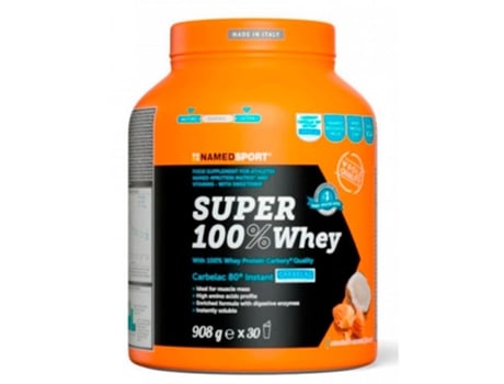 Proteína de Suero de Leche NAMEDSPORT Super 100% WheyCoconut Almond (908g)