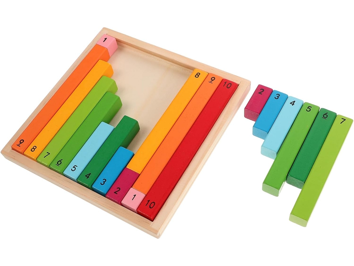 Barras De Manipulación Matemática Montessori Para Niños Y Niñas: Desarrollando El Pensamiento Lógico