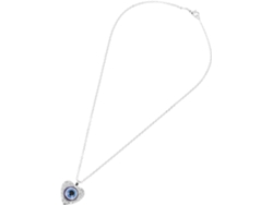 Conjunto De 3 Collares Con Colgante De Ojo Azul En Vidrio Y Aleación, Accesorios De Moda Creativos Y