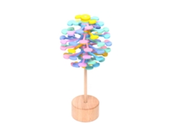 Juguete De Madera Para Aliviar El Estrés: Piruleta Giratoria Para Niños - Artefacto De Palo