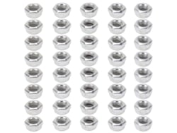 40 Piezas Ejes Tuercas De Acero Carbono Kit De Hardware Para Trucks De Skateboard Plata