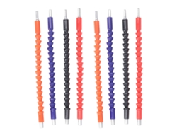 Primerox 8 piezas de extensión de eje flexible de 295 mm con punta hexagonal para taladro destornillador/muebles de chasis