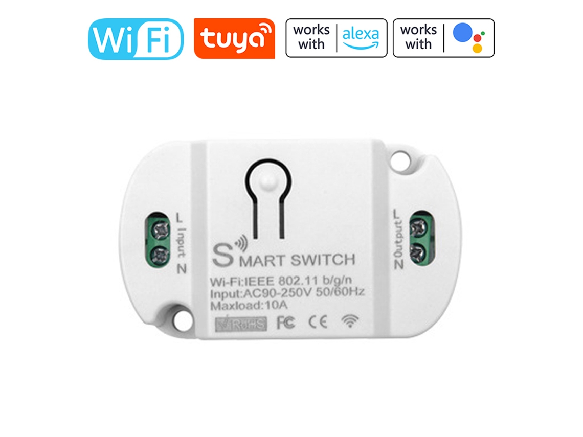 Módulo Convertidor Wi-fi Inteligente Tuya, Adaptador De Control Remoto Programable, Compatible Con Alexa.