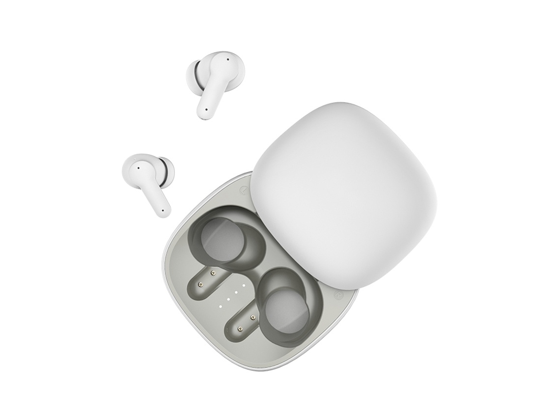 (blanco) Auriculares Inalámbricos Bluetooth, Admite Control Táctil, 4 Altavoces, Cancelación De Ruido, Baja Latencia.