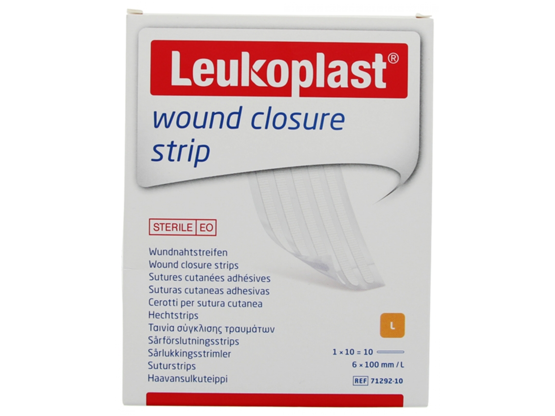 Leukoplast Suturas Cutáneas Adhesivas 1 X 10 Tiras 6 X 100 Mm ESSITY