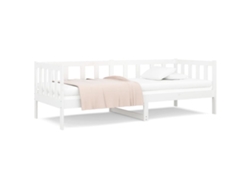 Maison Exclusive - Sofá Cama Sin Colchón Madera Maciza De Pino Blanco 80x200 Cm