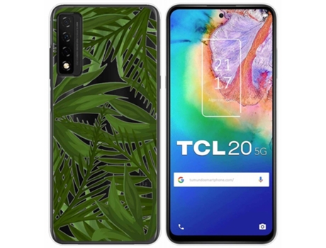 Carcasa TCL 20 5G TUMUNDOSMARTPHONE Dibujos Transparente Multicolor