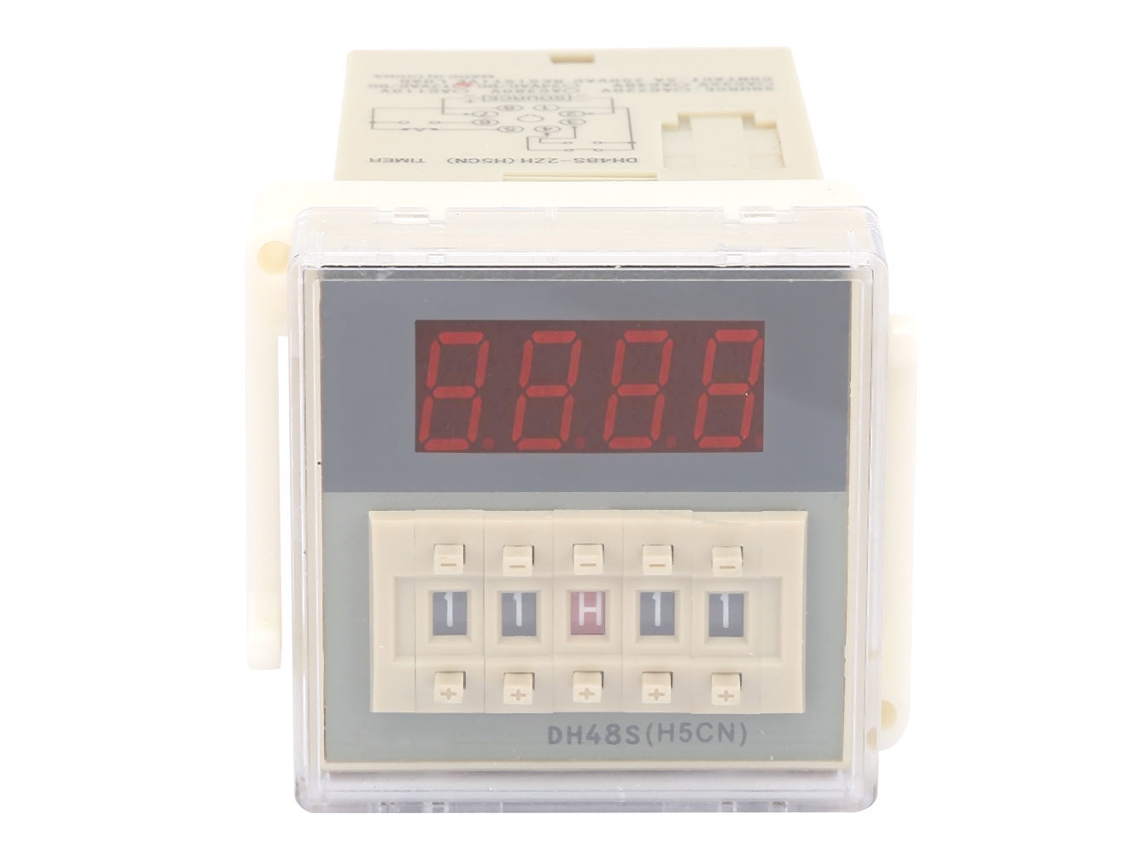 Módulo Relé Temporizador Digital Lcd Dh48s-2zh 8 Pines 0.01s-99h99m 380vac