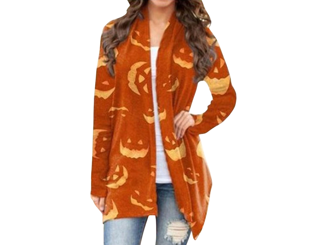 2026altiro-camisa De Halloween Con Frontal Abierto Manga Larga Suelta Estampada Abrigo Festivo Tipo 6 Xxl
