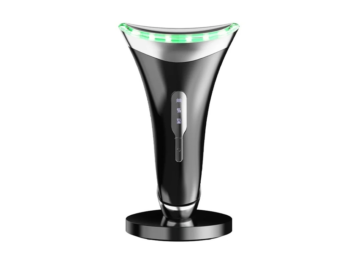 Masajeador facial, dispositivo de masaje facial, dispositivo de masaje facial antiarrugas, masaje lifting EMS con 3 modos de luz, Bestvite