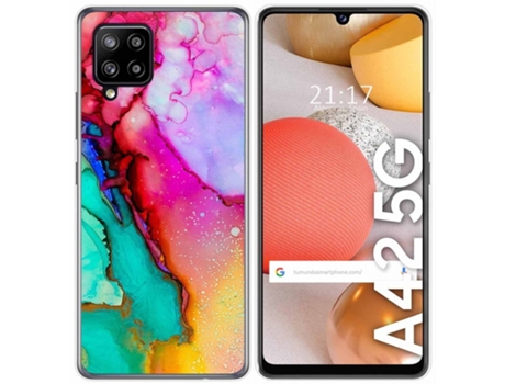 Carcasa Samsung Galaxy A42 5G TUMUNDOSMARTPHONE Dibujos Multicolor