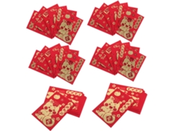 360 Sobres Rojos Para El Año Nuevo Lunar Con Diseños De Caballos Para Regalos De Año Nuevo.