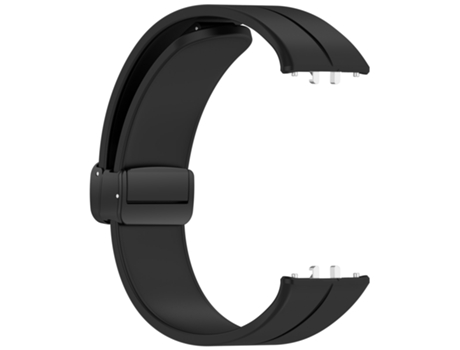 Correa de Reloj de Silicona con Cierre Magnético para Samsung Galaxy Fit 3(SM-R390) Negro