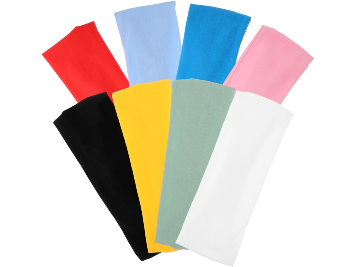 Juego De 8 Gomas Elásticas Antitranspirantes Para El Cabello, Talla Única, Absorbentes Y
