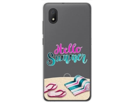 Carcasa Alcatel 1B 2020 TUMUNDOSMARTPHONE Dibujos Transparente Multicolor