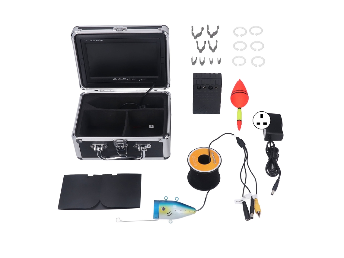 Cámara de pesca submarina LCD de 7 pulgadas IP68 30 m