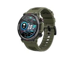 Monitoreo de frecuencia cardíaca, oxígeno en sangre y sueño, llamadas Bluetooth, reloj inteligente impermeable para exteriores (verde)