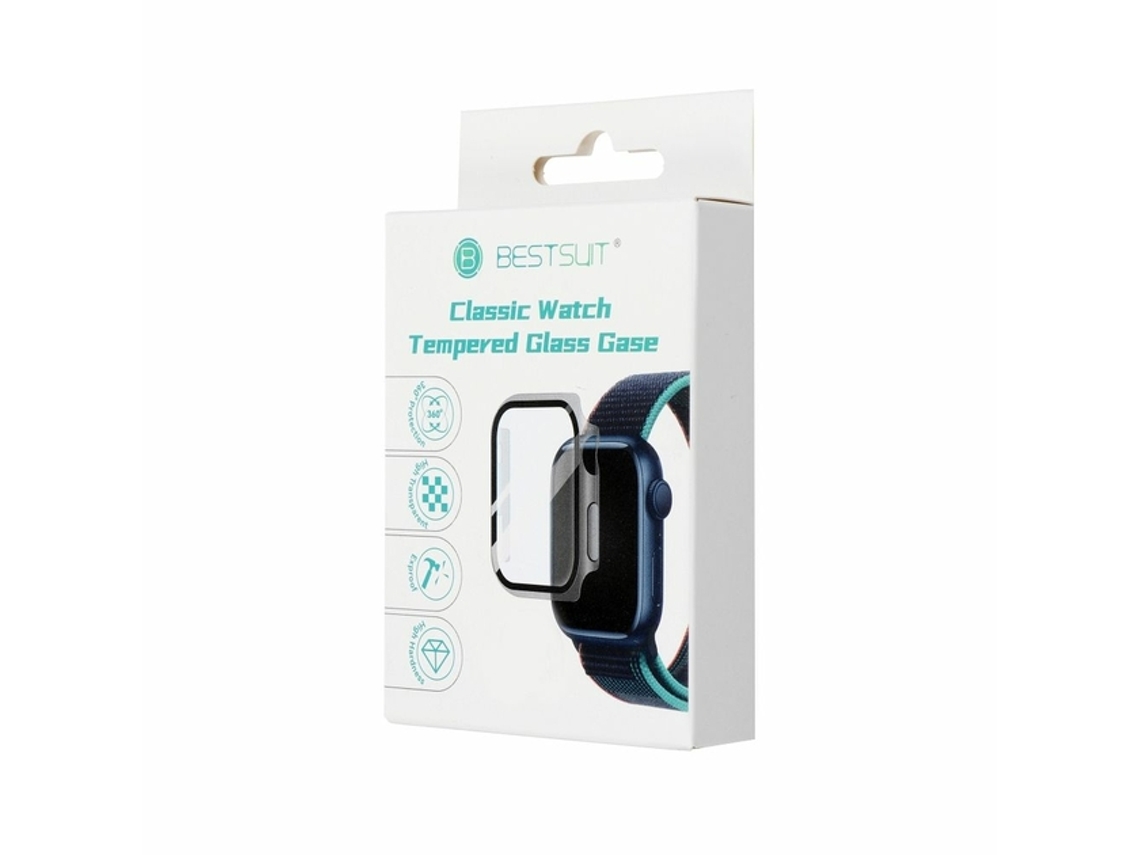 Protector de vidrio híbrido flexible para Apple Watch série 7/8/9 - 45mm BESTSUIT