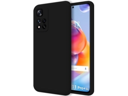 Carcasa para Xiaomi Redmi Note 11 Pro+ Plus 5G TUMUNDOSMARTPHONE Silicona Líquida Negro