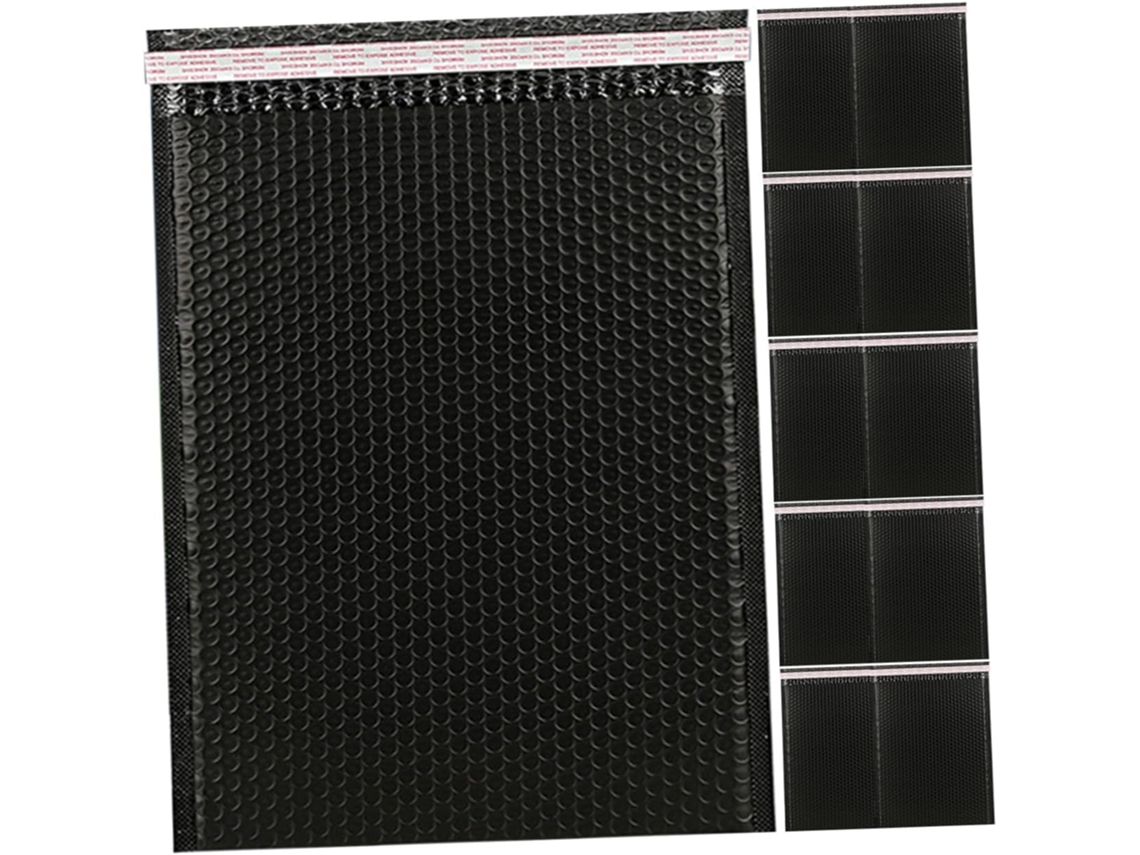 Sobres De Burbujas Autoadhesivos, 26x32, 4 Cm, 20 Unidades, Embalaje Reforzado, Negro Mate