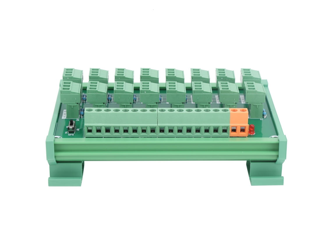 Bloque de terminales para placa de adquisición de 16 canales y 3 hilos KP-16L-GTHER-C 0,5 A 20-26 AWG