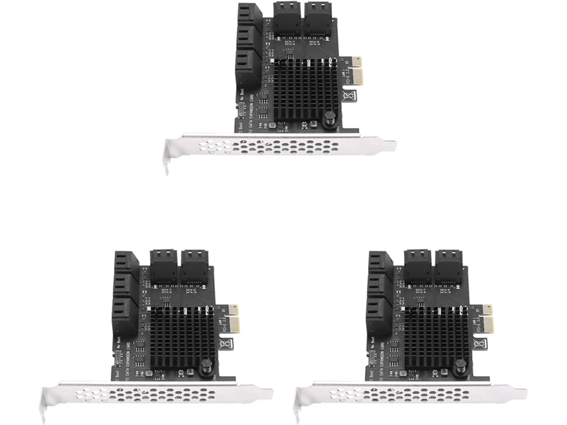 Adaptador Pci Express Para Tarjeta De Expansión 3x De 10 Puertos 3.0 A Pcie X1