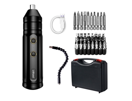 Mini destornillador eléctrico inalámbrico, juego de herramientas eléctricas portátiles, destornillador eléctrico multifuncional recargable #3