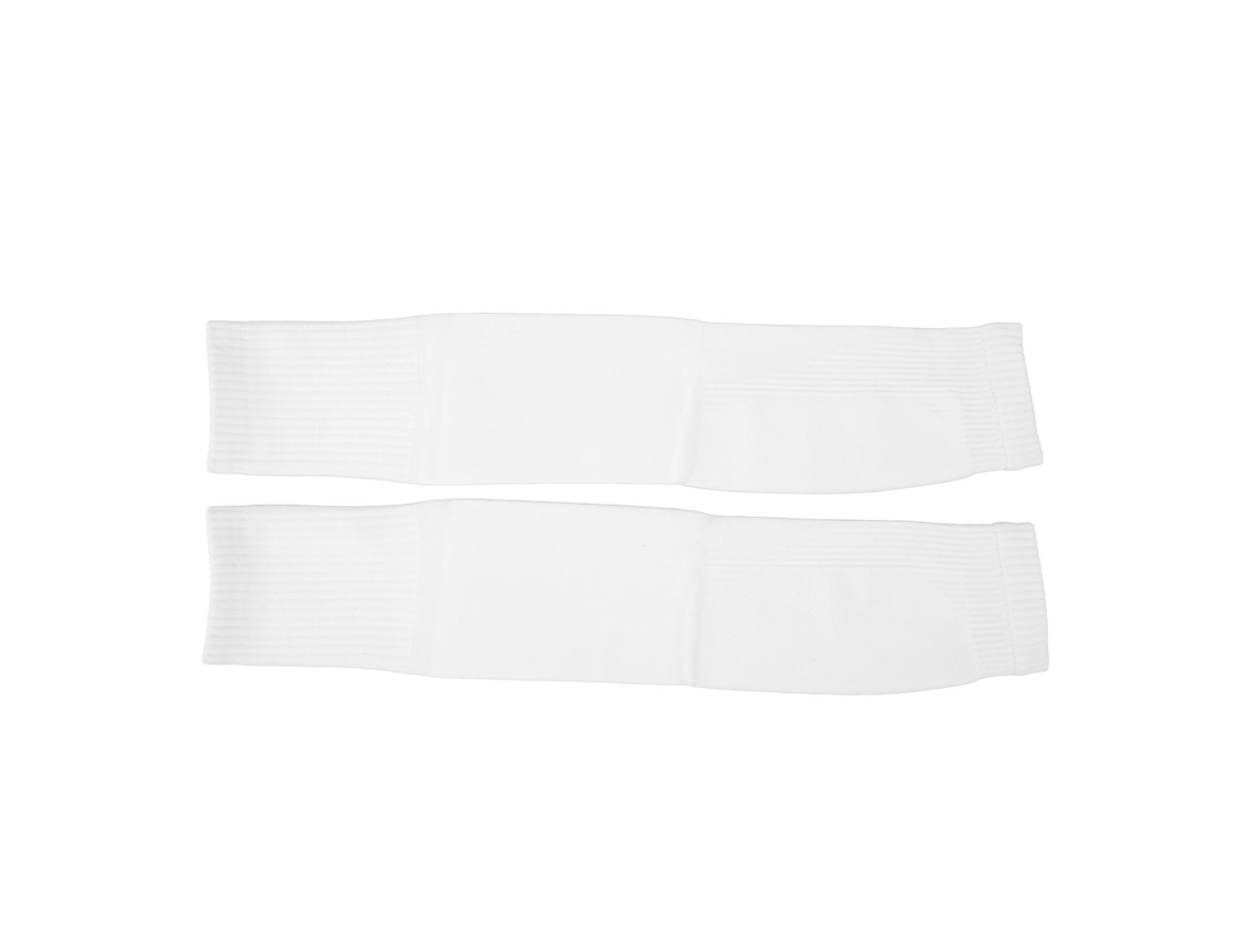Mangas De Compresión Largas Para Piernas, Deportes, Fútbol, Ciclismo, Unisex, Poliéster, Blanco, Talla Única