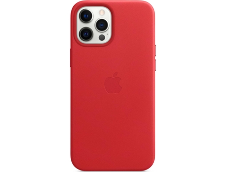 Funda MagSafe iPhone 12 Pro Max APPLE Piel Rojo