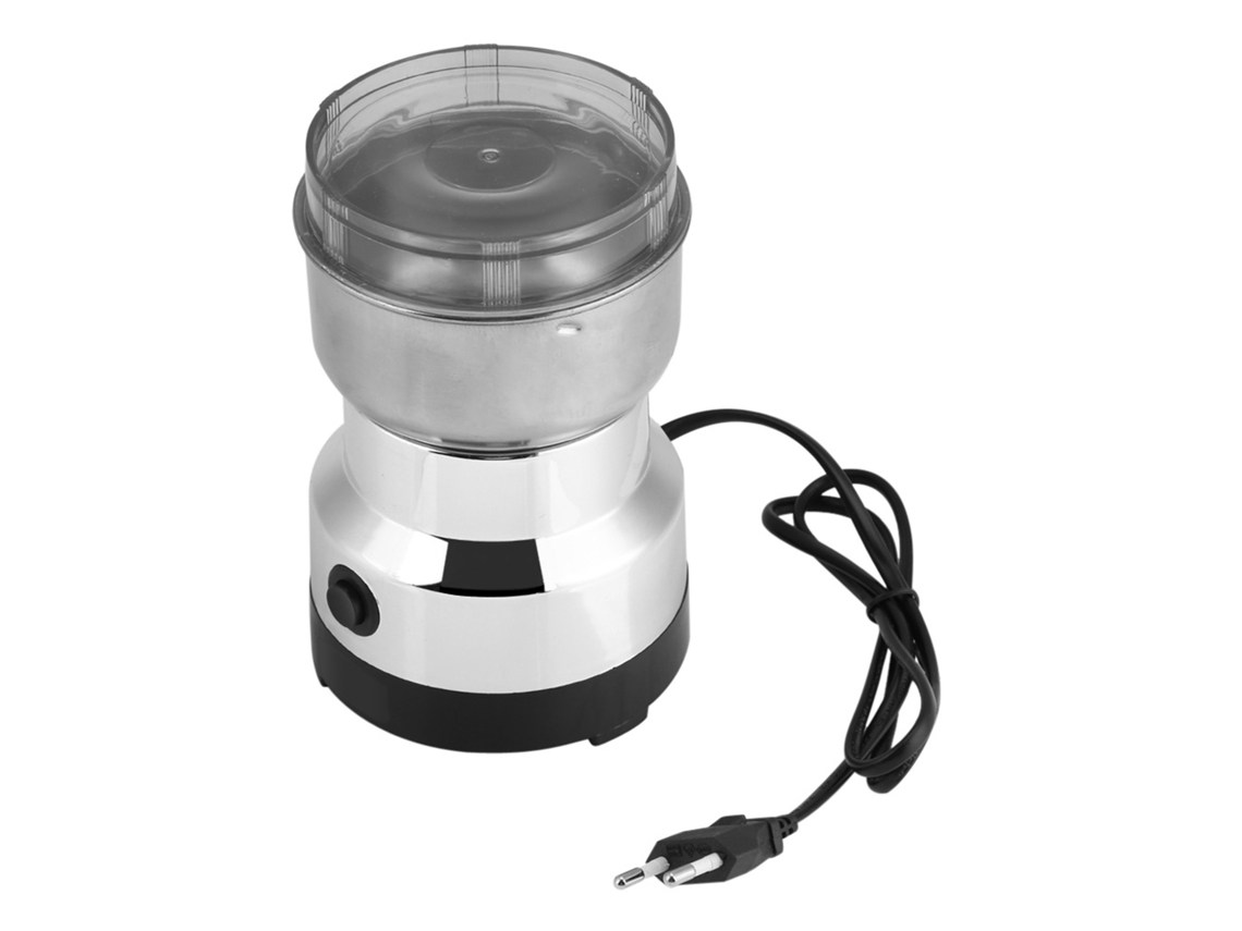 Molinillo de café eléctrico, molinillo multifuncional, molinillo de semillas, cuatro cuchillas de acero inoxidable