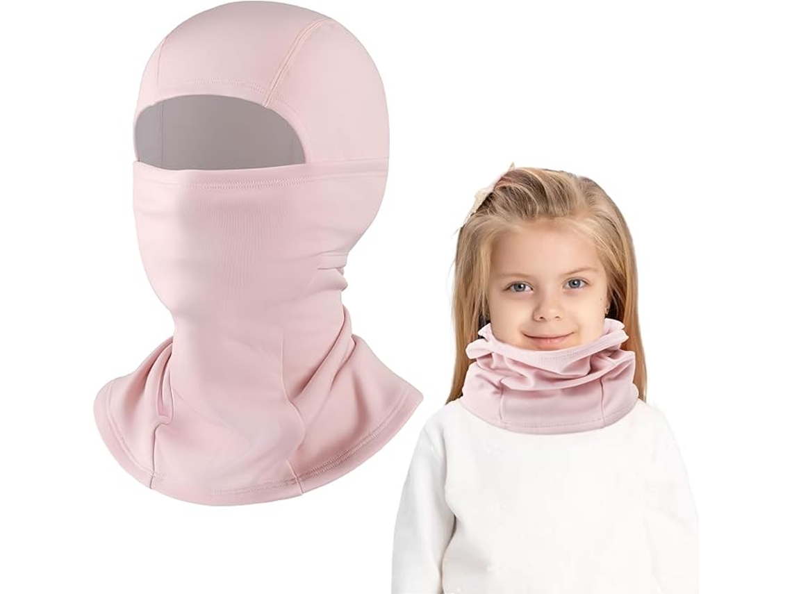 Pasamontañas Infantil, Gorro De Ciclismo Para Usar Debajo Del Casco Con Calentador De Cuello, Resistente Al Viento.