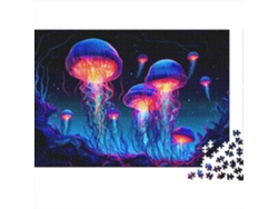 Rompecabezas de 1000 piezas de medusas para adultos, rompecabezas de madera creativos de medusas para adolescentes, estilo 161 Rosewell