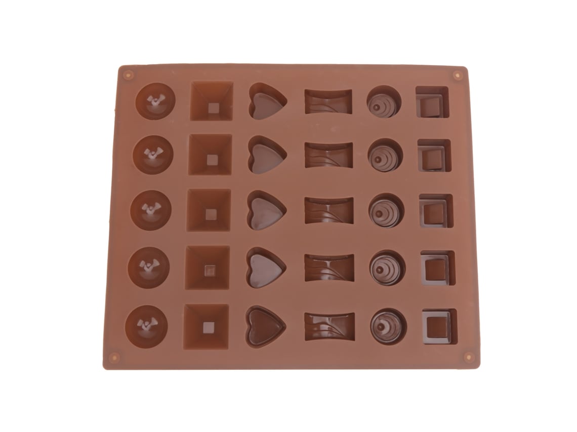 Ats-molde De Silicona Para Chocolate, Dulces Y Pasteles Formas Geométricas Herramienta De Repostería Cocina