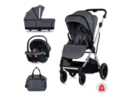 Carrito De Bebé 3 En 1 Aurora Hasta 22 Kg De Chipolino - Charcoal