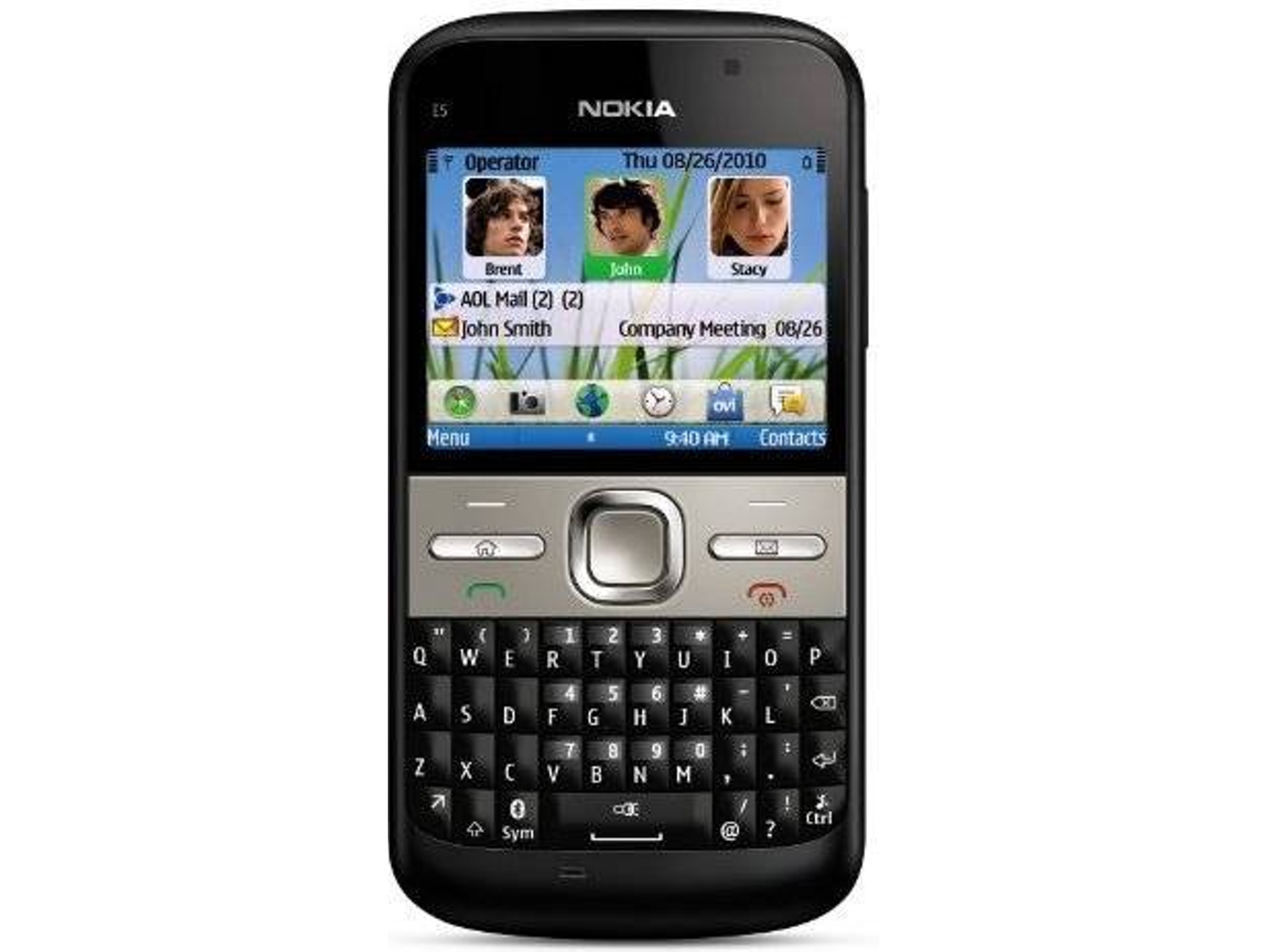 Teléfono móvil NOKIA E5 (Negro)