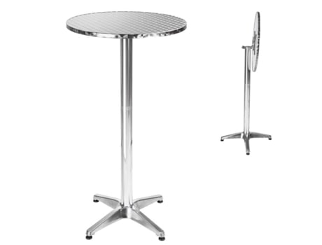 Mesa De Terraza TECTAKE En Aluminio Ø 60 Cm