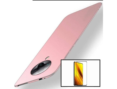 Kit Funda y Protector Xiaomi Poco X3 Pro PHONECARE Rosa