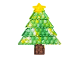 Ats-juguete De Silicona De La Serie Navideña, Juguete Educativo Antiestrés Para Niños, Burbujas Push, Regalo De Cumpleaños Y Navidad