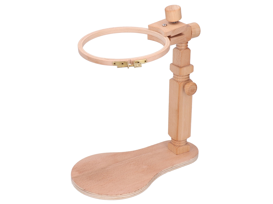 Tablero De Bordado De Madera Portátil Para Mesa, Soporte Circular Para Herramientas Manuales