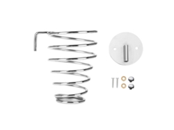 2026-soporte De Pelo De Acero Inoxidable En Forma Espiral Para Secador De Pelo Montado En Pared