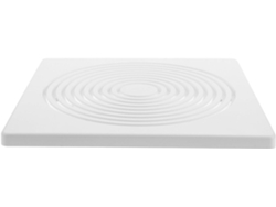 Rejilla De Ventilación Para Baño De 30x30 Cm, Plástico Blanco Con