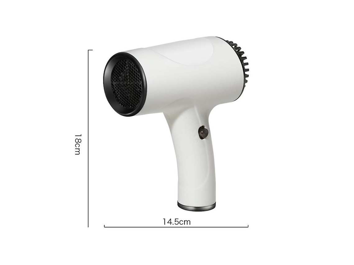 Secador De Cabelo Universal Recarregável, Multifuncional E Silencioso Para Homens E Mulheres.