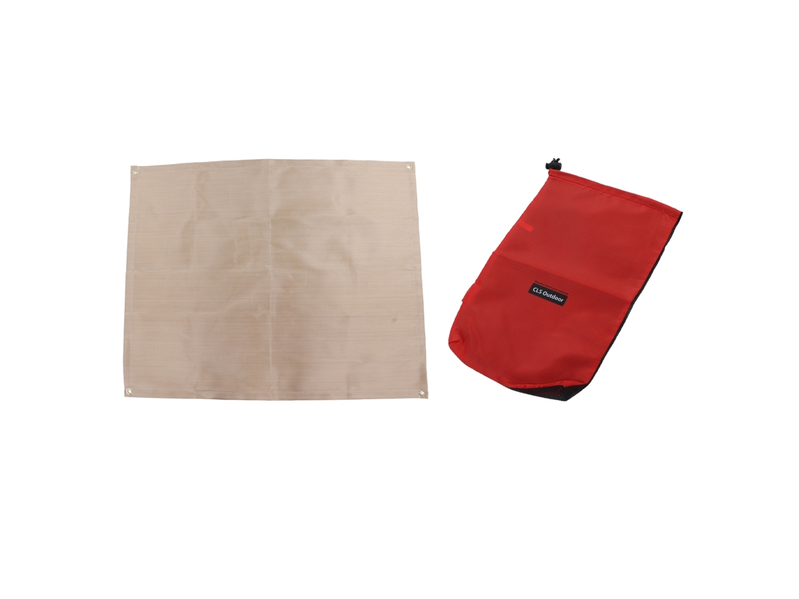 Esterilla De Fibra De Vidrio Ignífuga, Resistente A Altas Temperaturas, Para Barbacoa, Camping Y Picnic, 80x60cm.