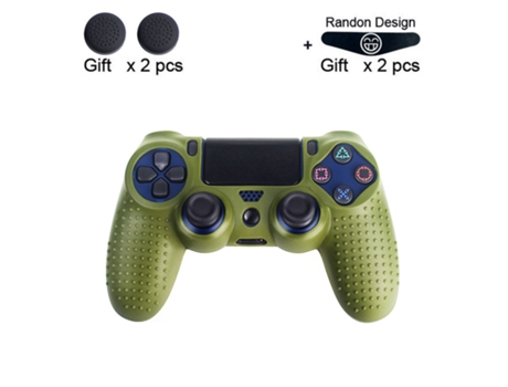 Carcasa para mando PS4 MOROROR Verde