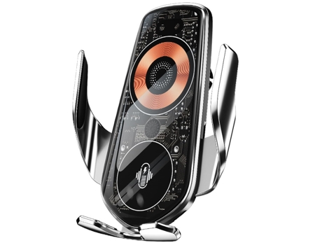 Cargador Coche Inalámbrico Teléfono Rotación Grados CHRONUS