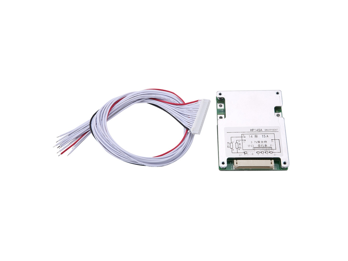 2026-placa De Protección De Batería Li 14 Series 48v 15a Con Disipador De Aluminio 3.6/3.7v Corriente Continua