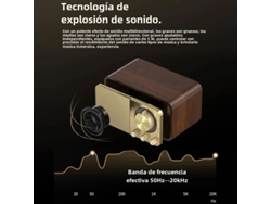 Altavoz Bluetooth Retro Con Efectos De Sonido Bluetooth, Un Altavoz Clásico.
